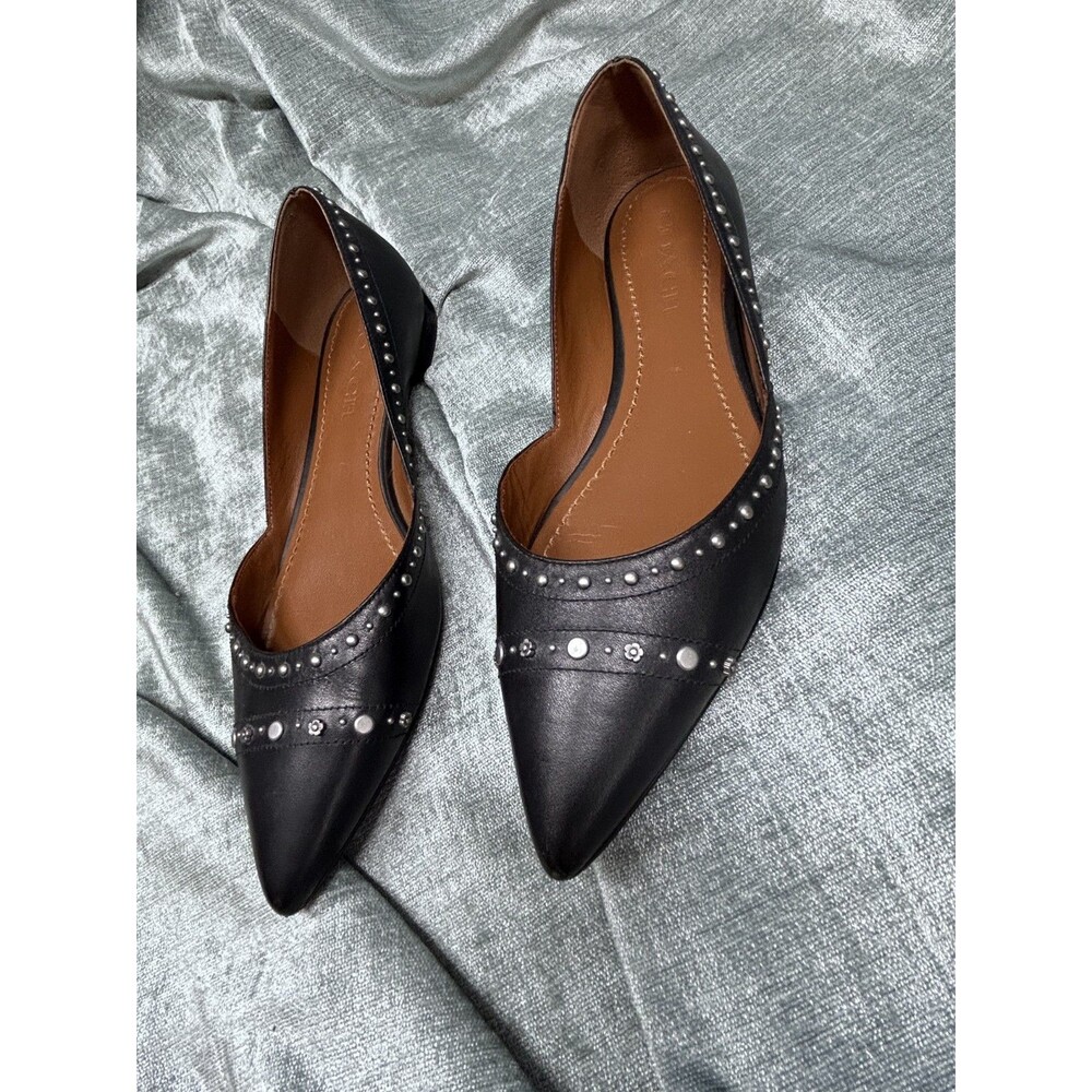 Coach Flats Valinintina Style with Studs 7.5B/38